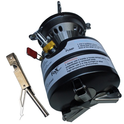 Preview: Petrol stove, camping stove, with fold-out feet